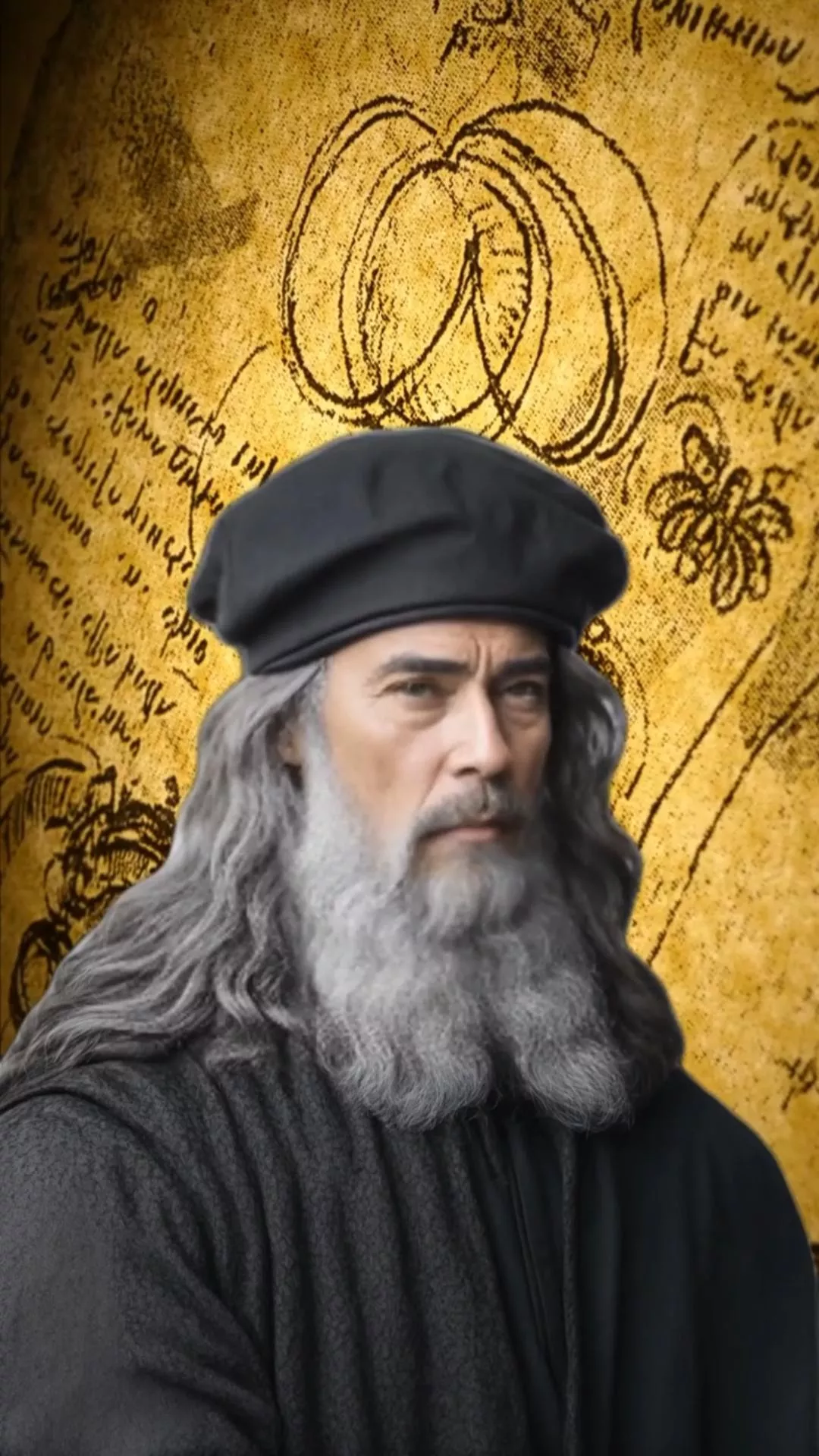 Léonard de Vinci, les invitant au Musée et à la